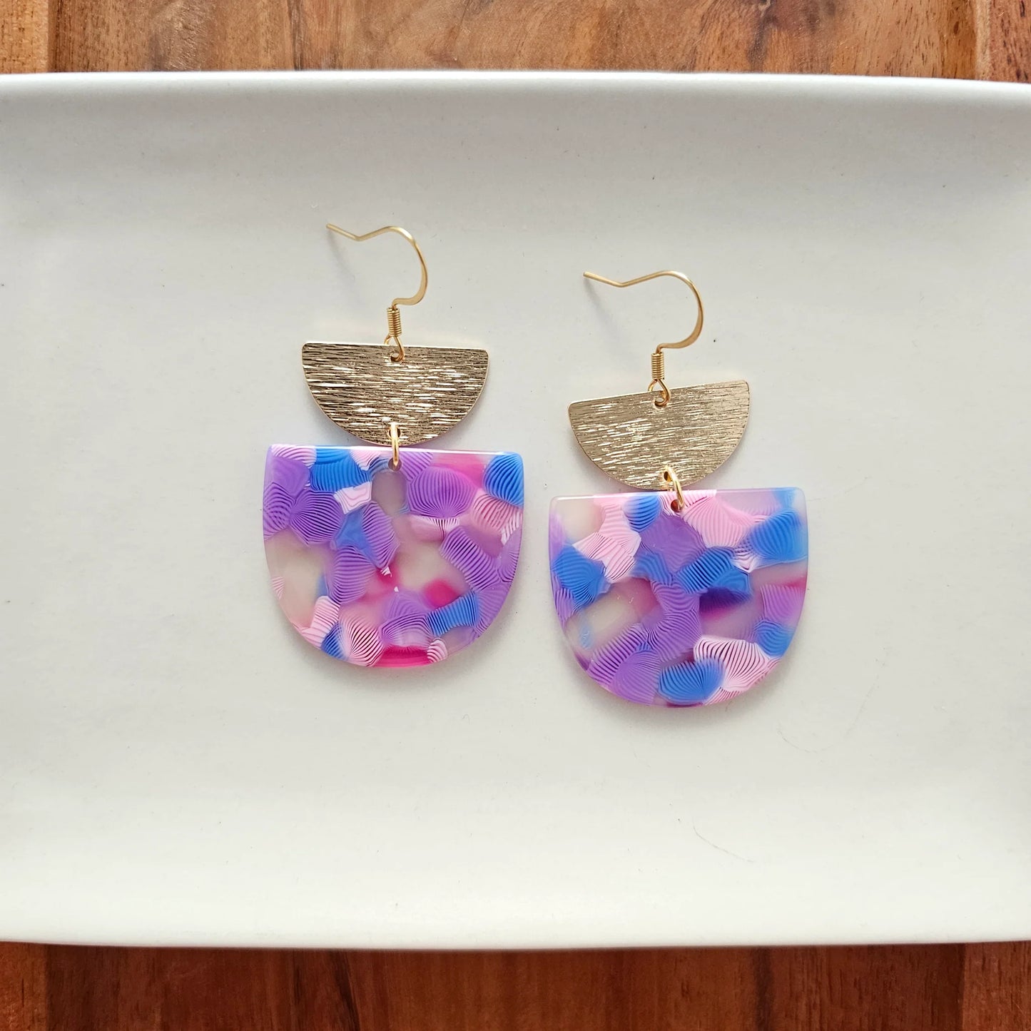 Harper Earrings - Cotton Candy