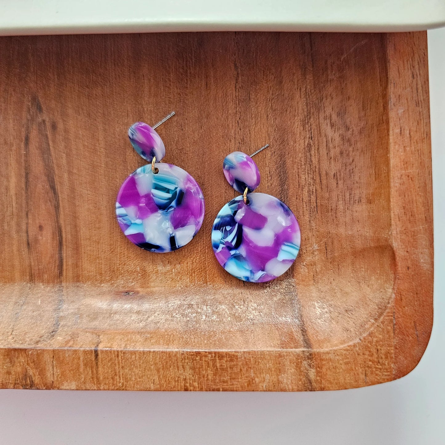 Addy Earrings - Purple Party