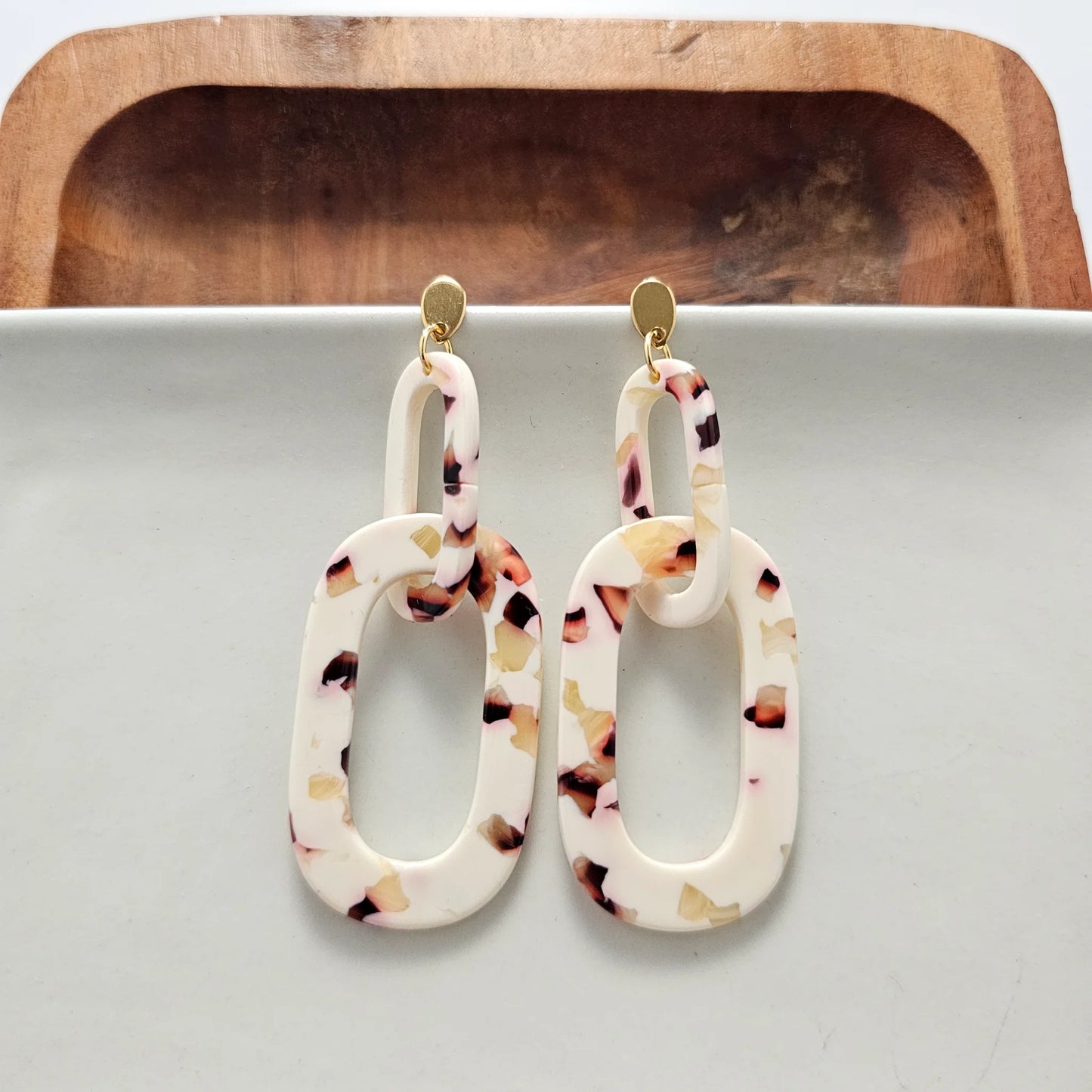 Chrissy Earrings - Terrazzo