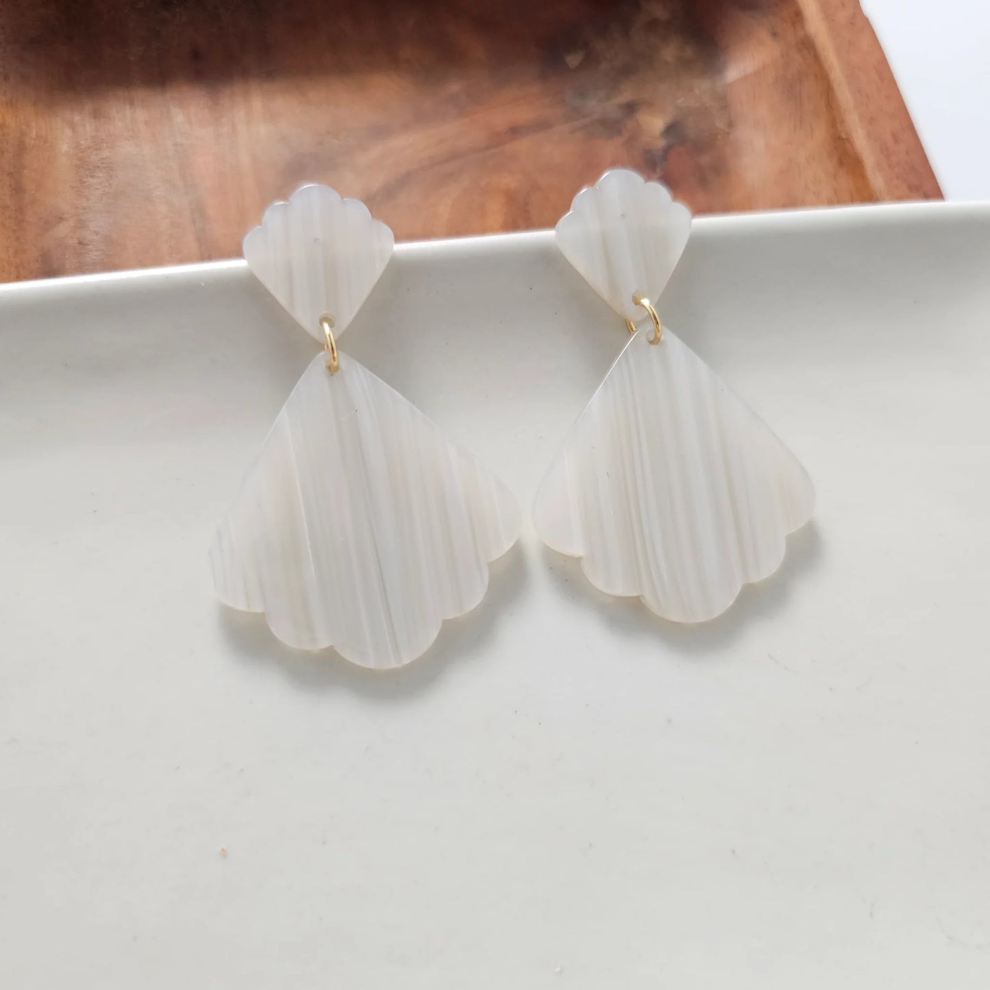 Ariel Earrings - Seashell