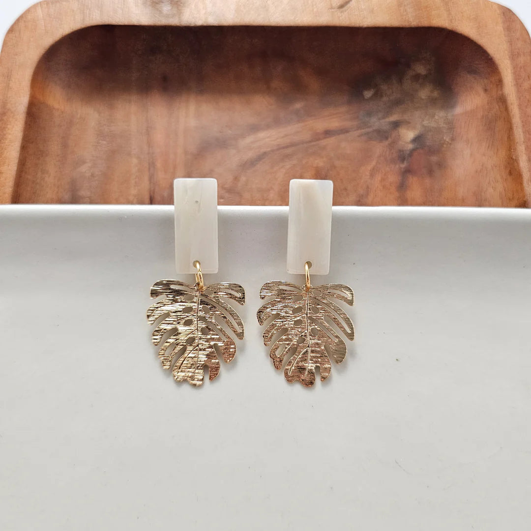 Mini Belize Earrings - Ivory