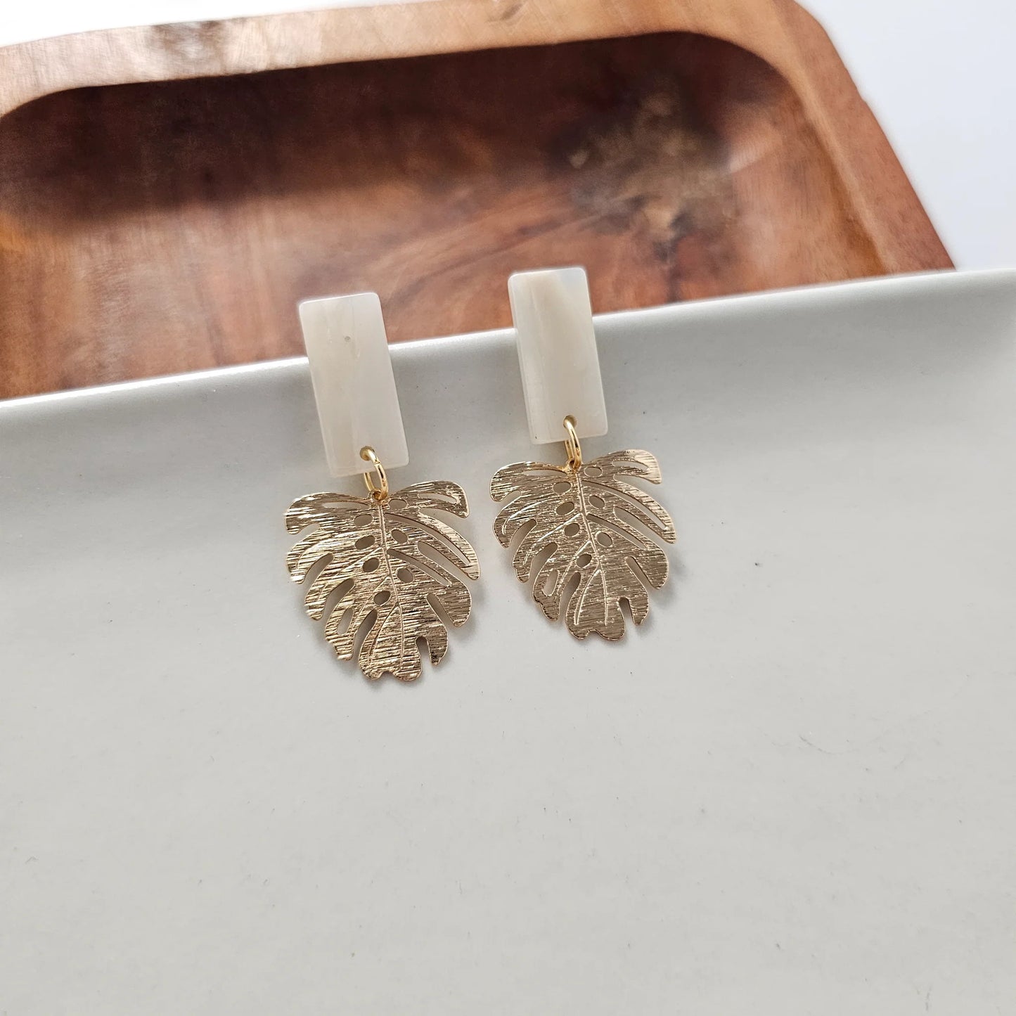 Mini Belize Earrings - Ivory