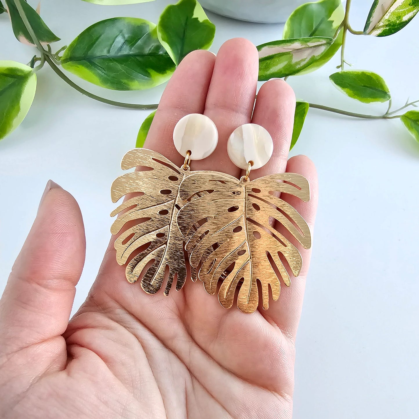 Belize Earrings - Ivory