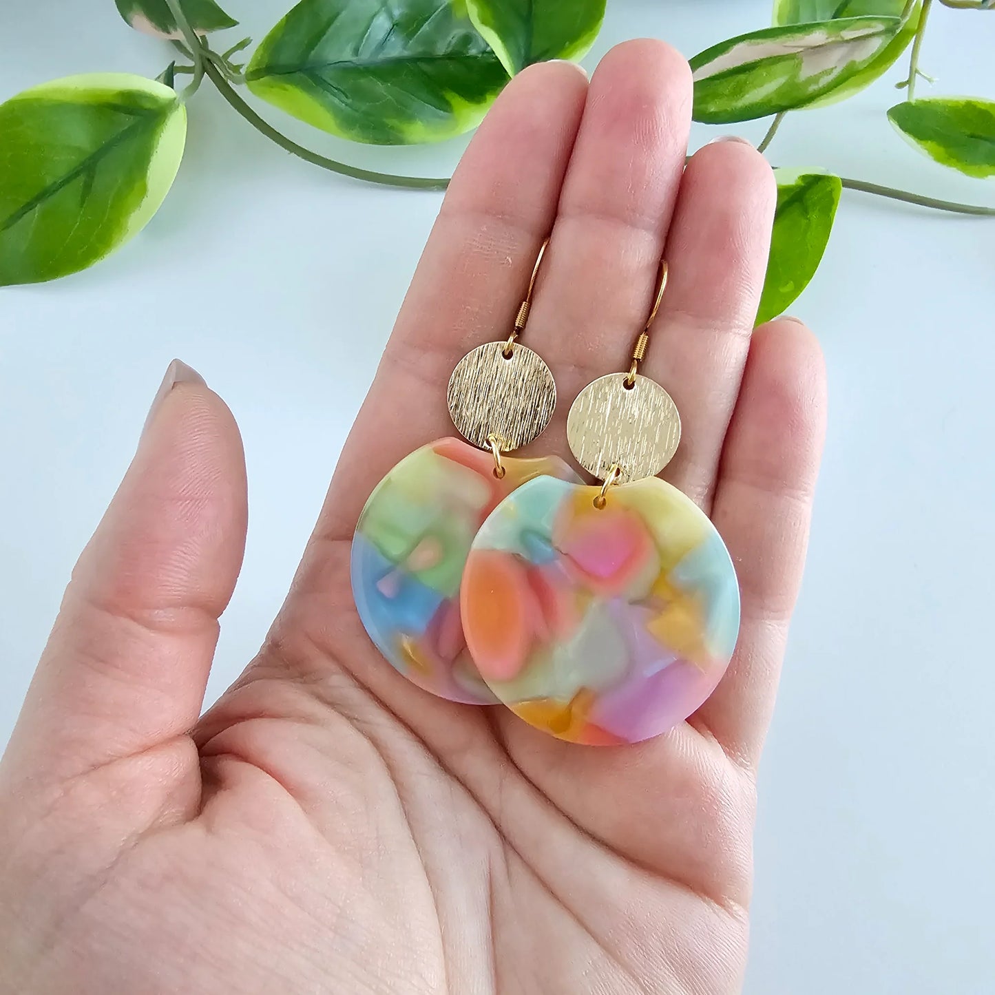 Zoey Earrings - Rainbow Delight