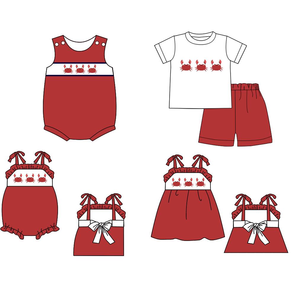 Kids Crab Beach Outfit Collection