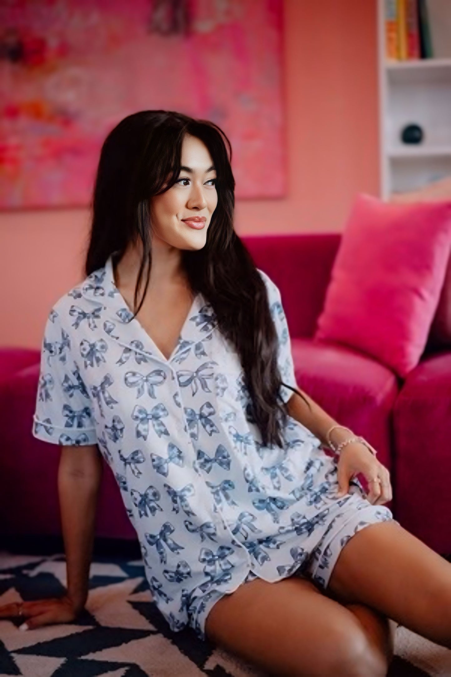 brunette coquette pjs