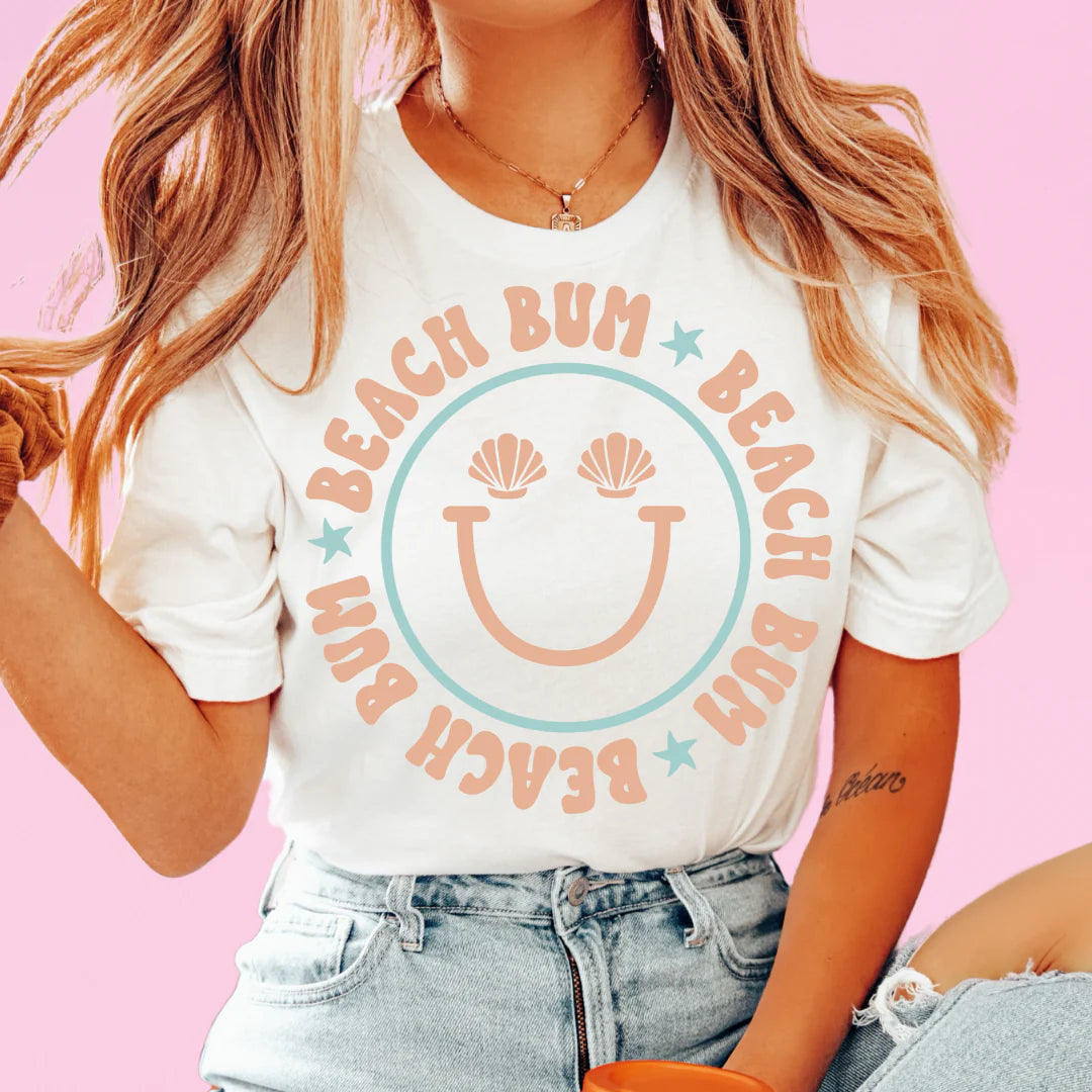 DTF Happy Beach Bum T-Shirt