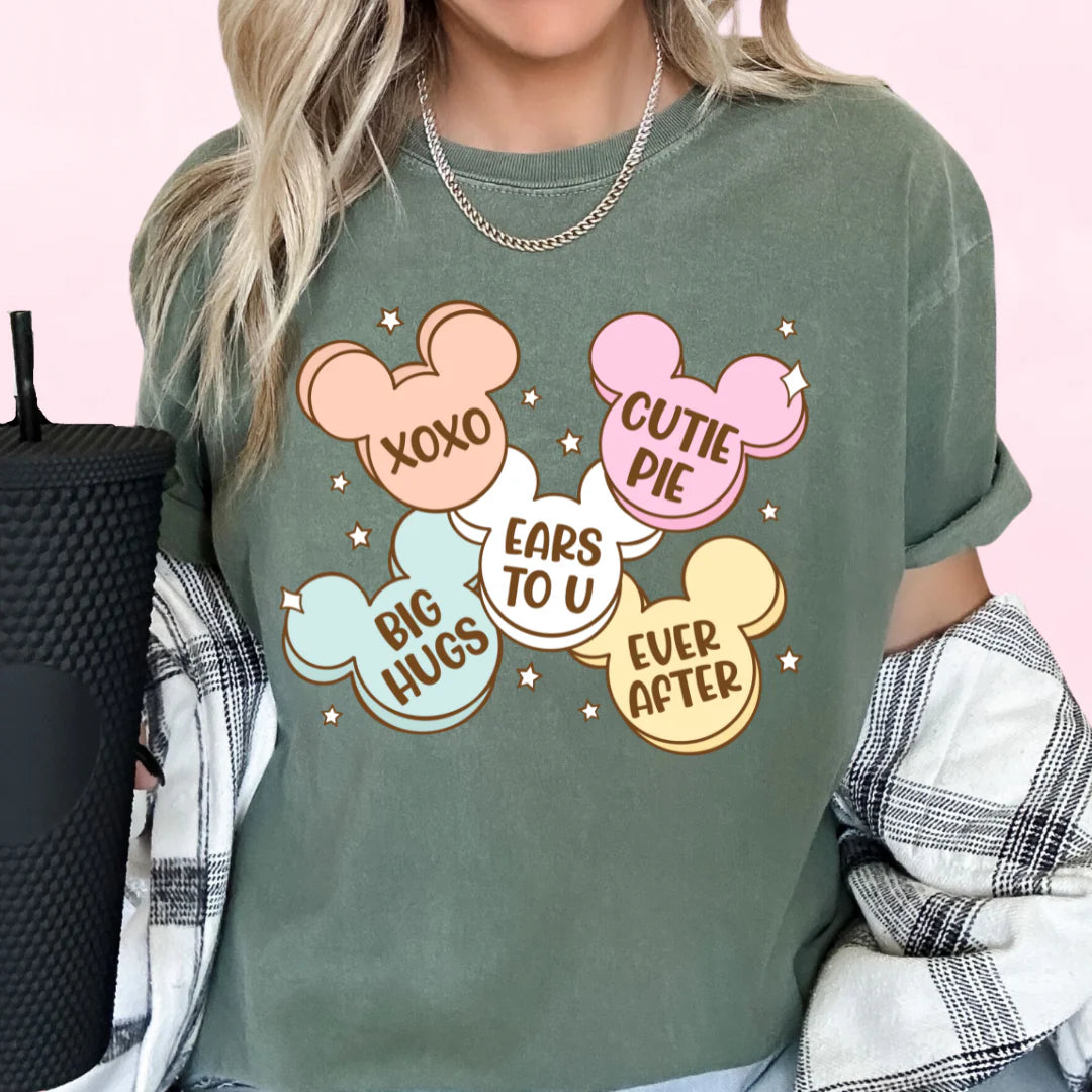 DTF Candy Hearts T-Shirt